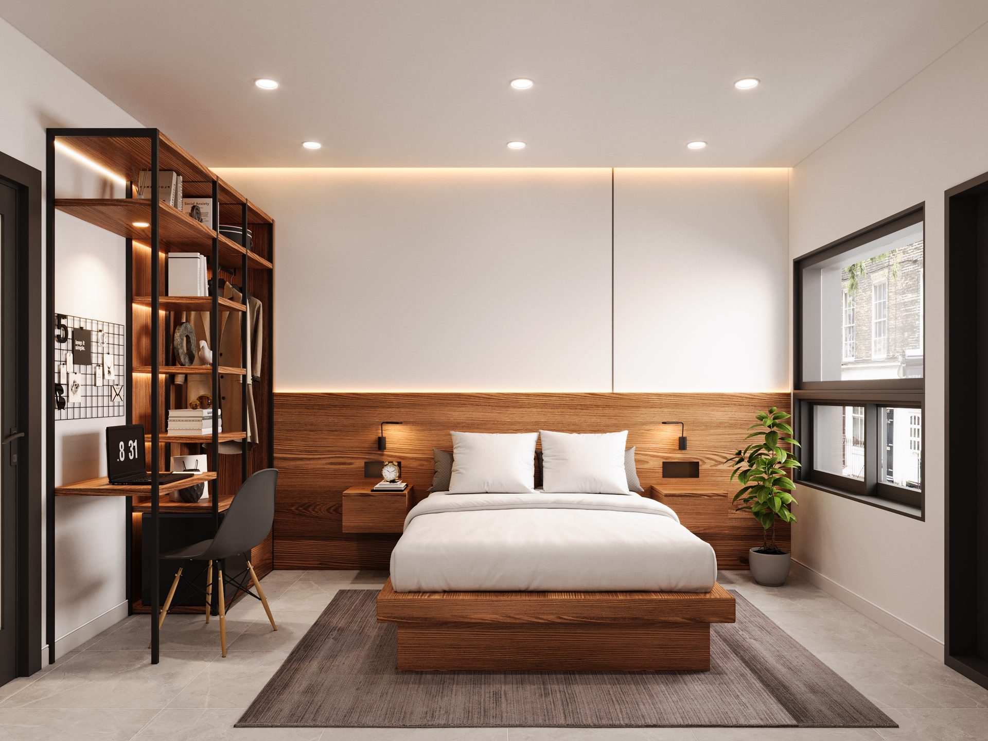 Boutique Hotel Suite — Hospitality 3D render
