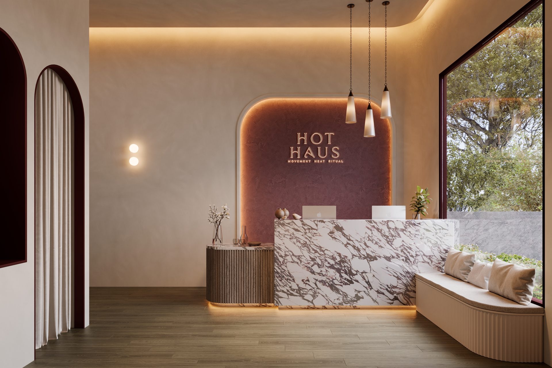 Hot Haus — Commercial · Wellness 3D render