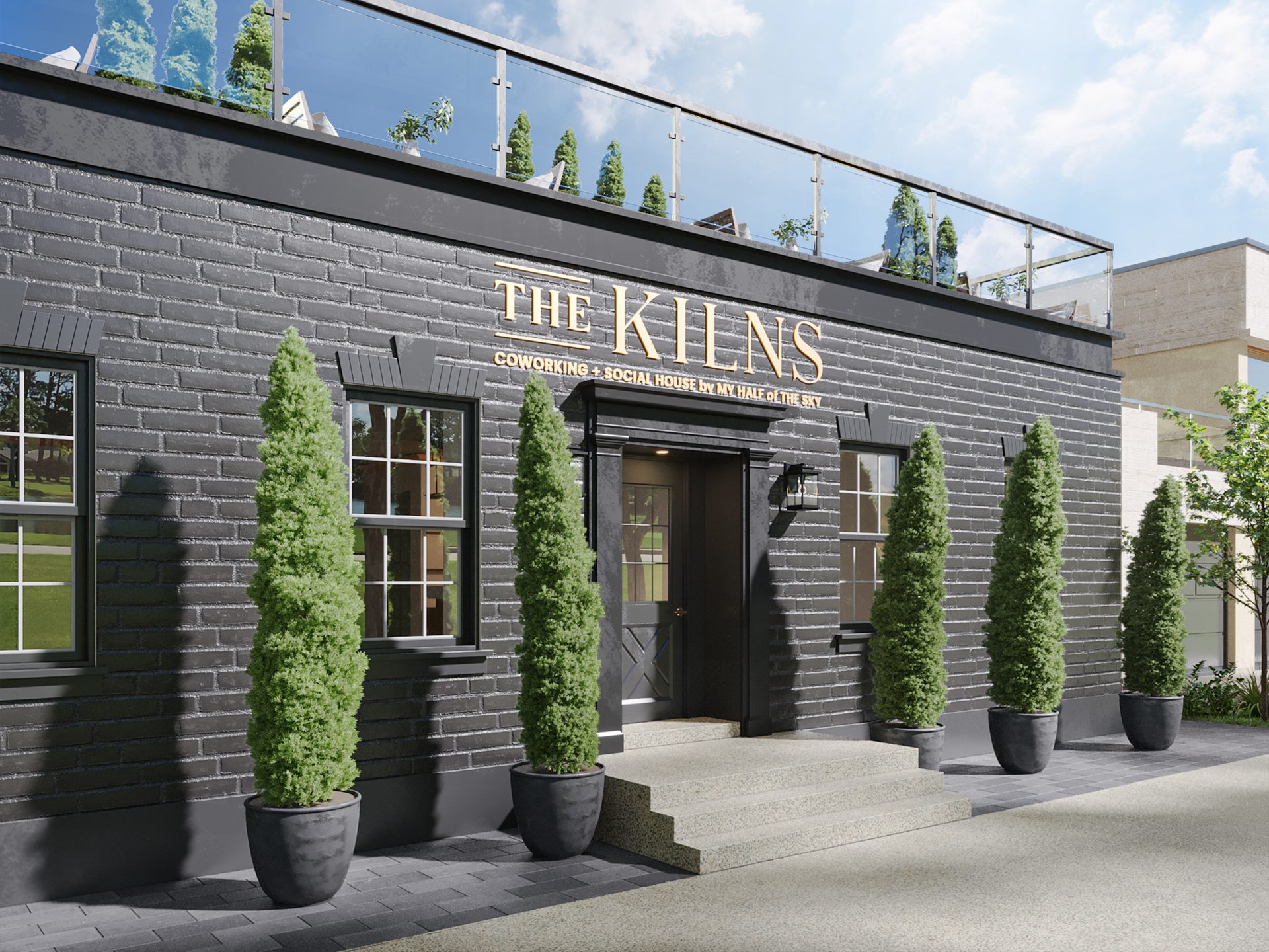 The Kilns — Commercial · Coworking 3D render