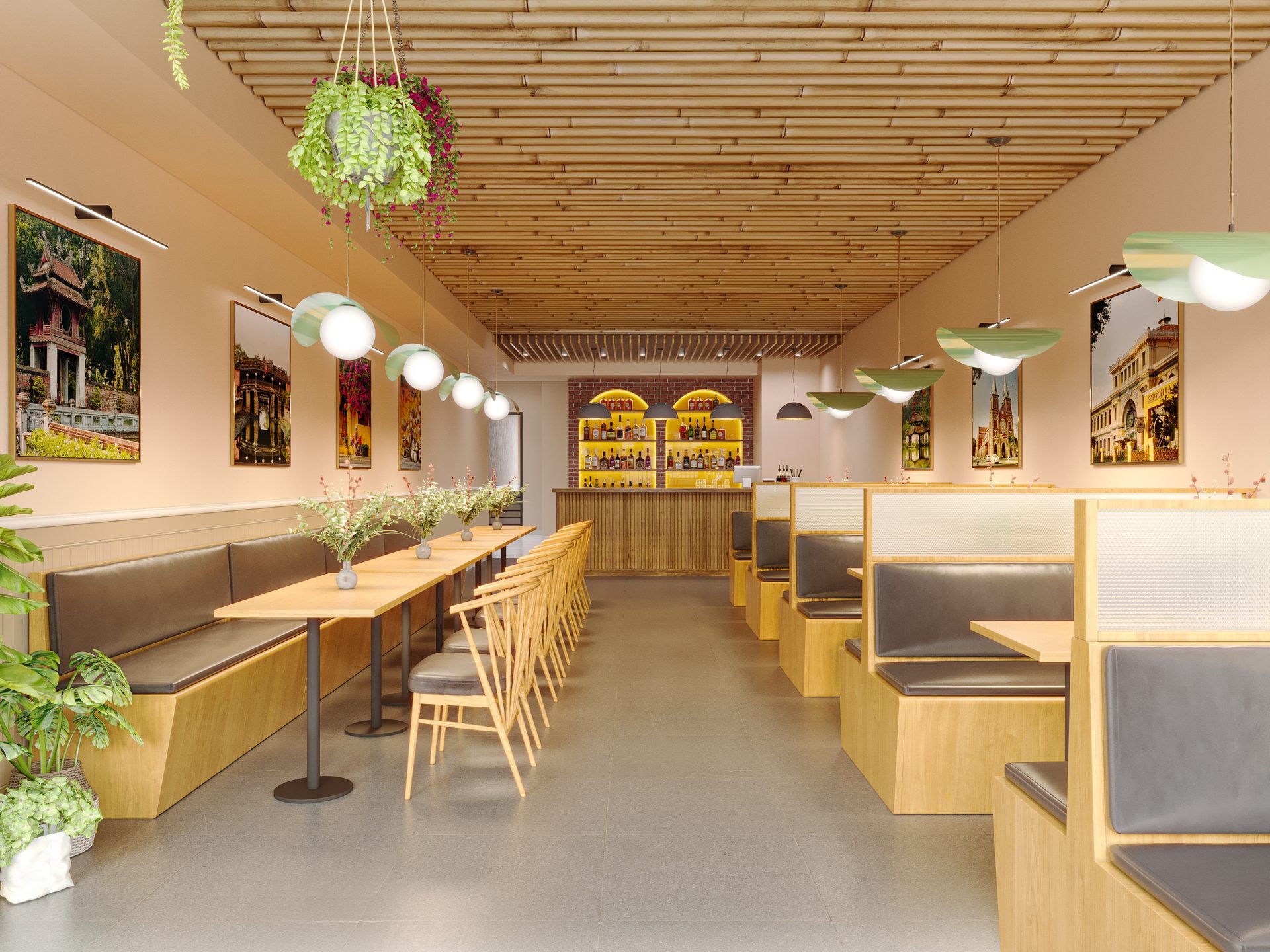 Riverside Restaurant — Hospitality 3D render